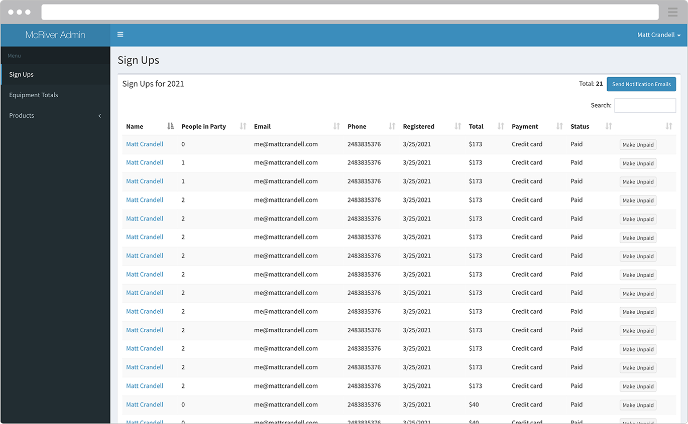 Admin Order View